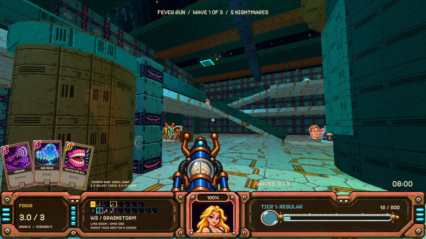 First-person combat and fragment experiments inside Fragmentosis